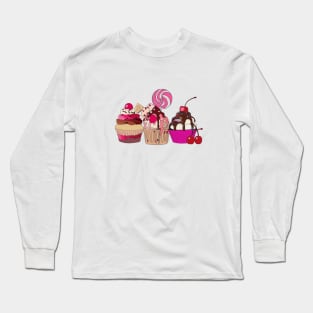 Loaded cupcakes Long Sleeve T-Shirt